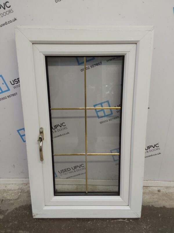 Used Rosewood Upvc Window 620mm x 1010mm W0122 - Image 2