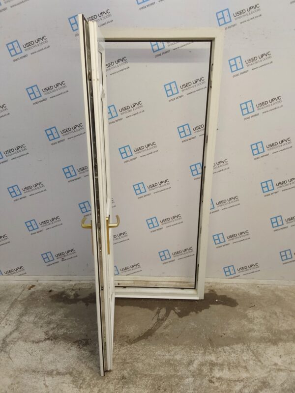 Used White Upvc Front Door 840mm x 2015mm 0321 - Image 3
