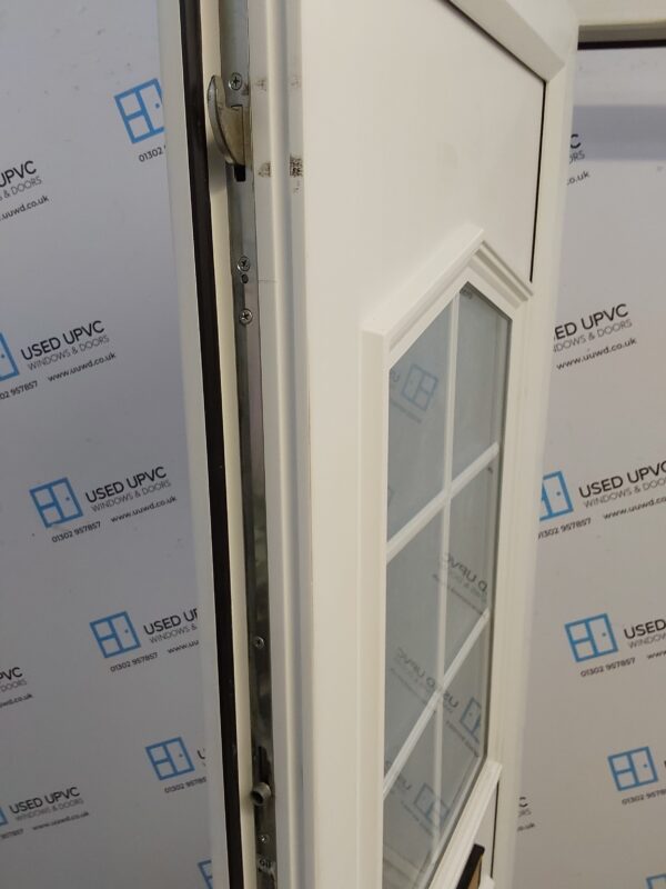 Used White Upvc Front Door 840mm x 2015mm 0321 - Image 4