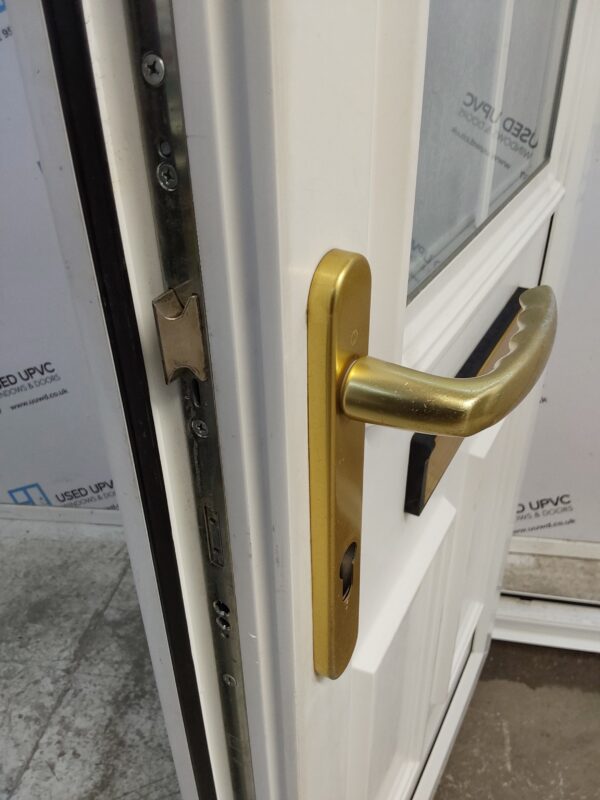 Used White Upvc Front Door 840mm x 2015mm 0321 - Image 5