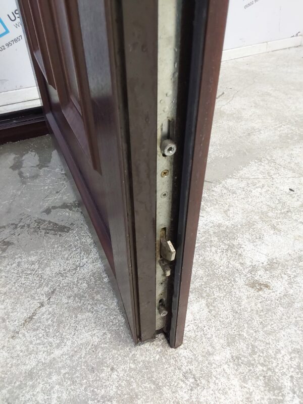 Used Woodgrain Upvc Back Door 820mm x 2045mm 0450 - Image 6