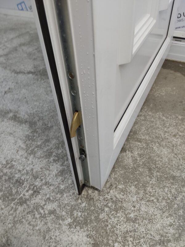 Used White Upvc Front Door And Side Panel 1195mm x 2100mm DS009 - Image 6
