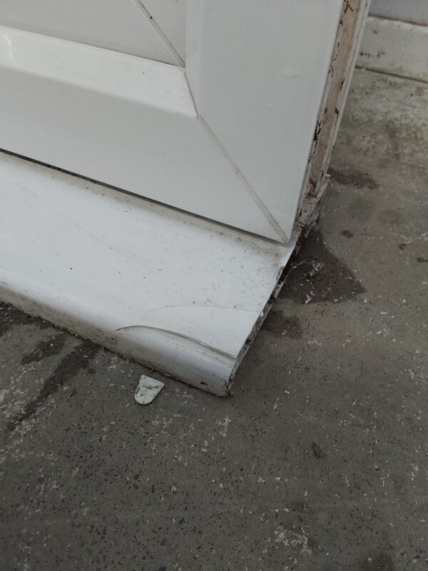 Used White Upvc Back Door 895mm x 2090mm 0453 - Image 4