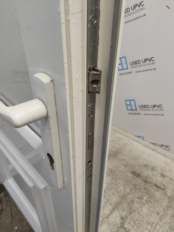 Used White Upvc Back Door 895mm x 2090mm 0453 - Image 6