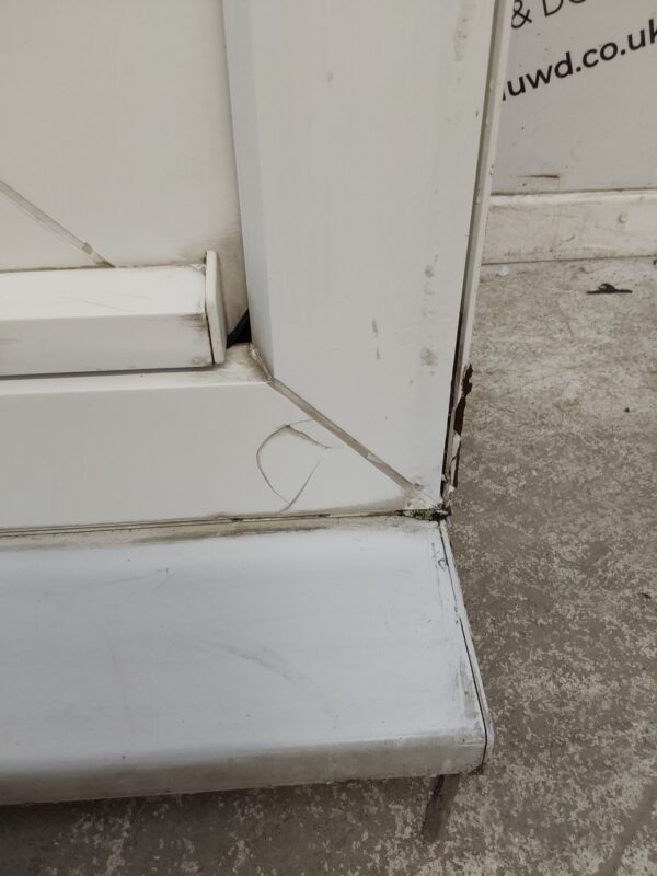 Used White Upvc Full Glass Back Door 900mm x 2135mm 0555 - Image 4