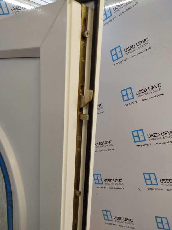 Used White Upvc Front Door 920mm x 2050mm (reduce to 900mm) 0732 - Image 4