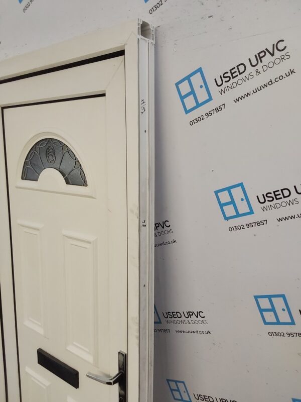 Used White Upvc Front Door 920mm x 2050mm 0584 - Image 10