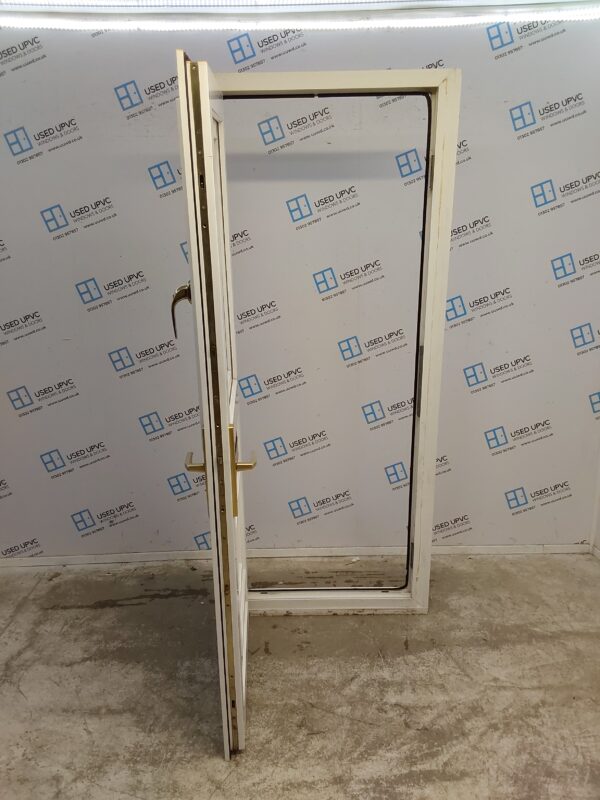 Used White Upvc Stable Door 850mm x 2055mm (Reduce To 810mm) 0441 - Image 5