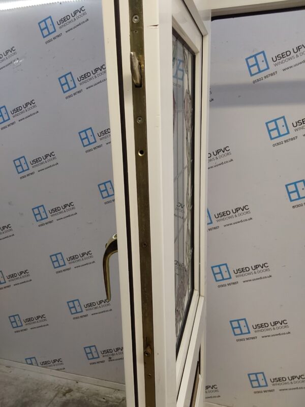 Used White Upvc Stable Door 850mm x 2055mm (Reduce To 810mm) 0441 - Image 6