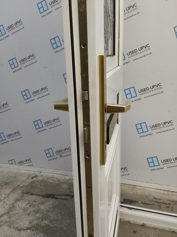 Used White Upvc Stable Door 850mm x 2055mm (Reduce To 810mm) 0441 - Image 7