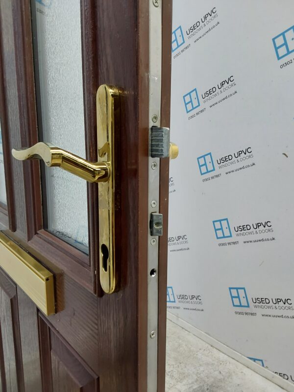 Used Brown Composite Front Door 850mm x 2000mm 0377 - Image 5