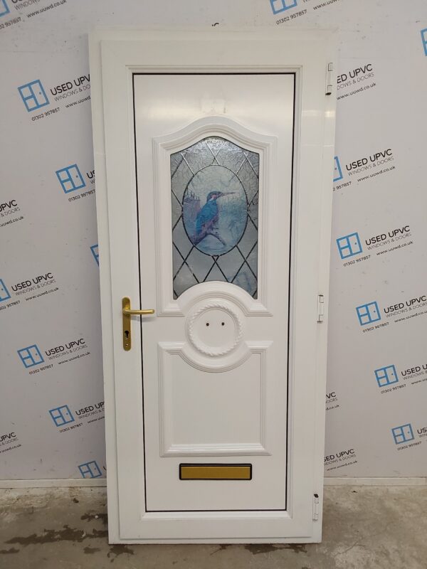 Used White Upvc Front Door 900mm x 2050mm 0765 - Image 2