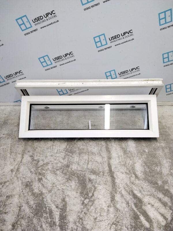 Used White Upvc Window 1220mm x 420mm C3001 - Image 3