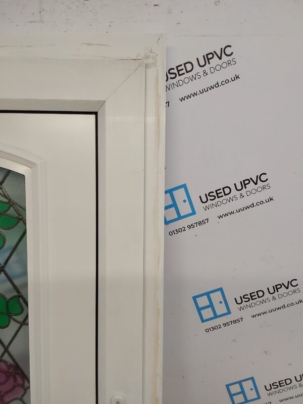 Used White Upvc Front Door 1010mm x 1955mm 0188 - Image 8
