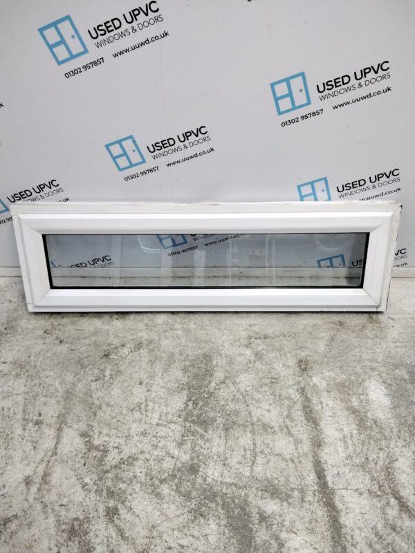 Used White Upvc Window 1210mm x 365mm C3002