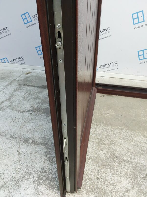 Used Woodgrain Upvc Front Door 945mm x 2020mm 0130 - Image 6