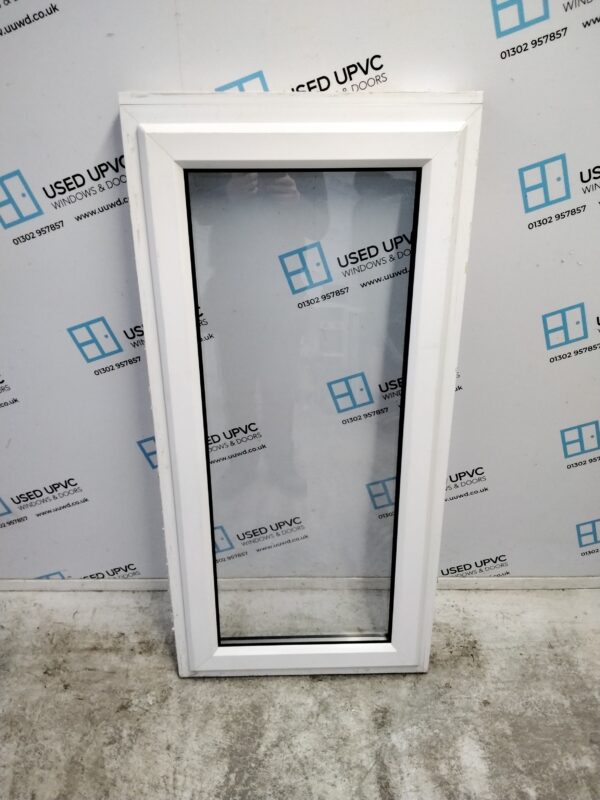 Used White Upvc Window 630mm x 1330mm (Reduce to 1310mm) C3003