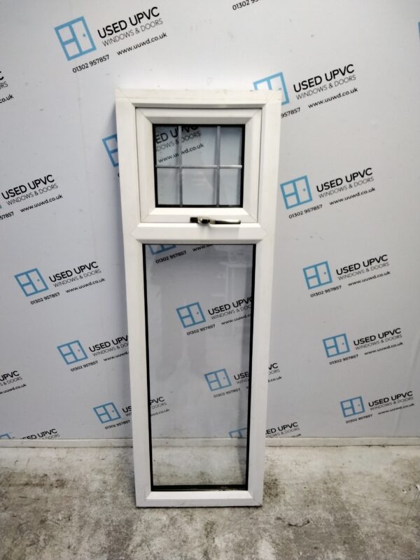 Used White Upvc Window 485mm x 1480mm C3004 - Image 2