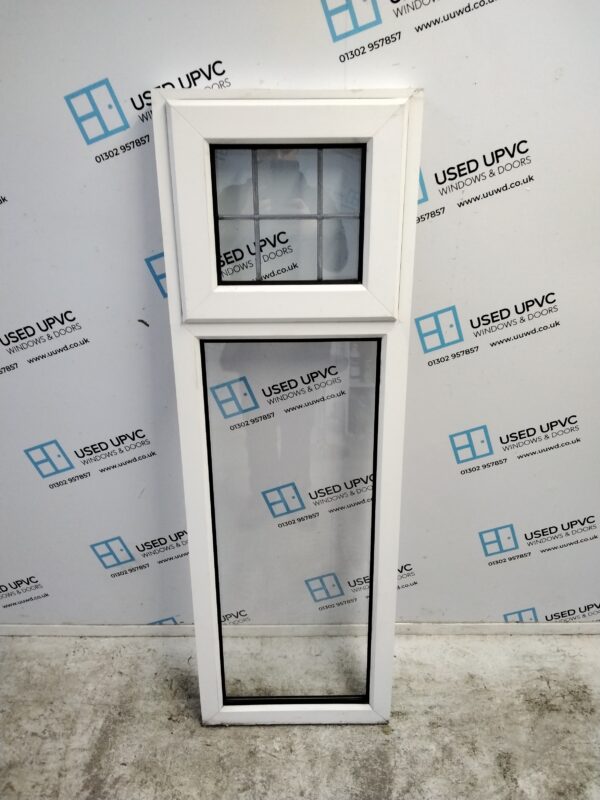 Used White Upvc Window 485mm x 1480mm C3004