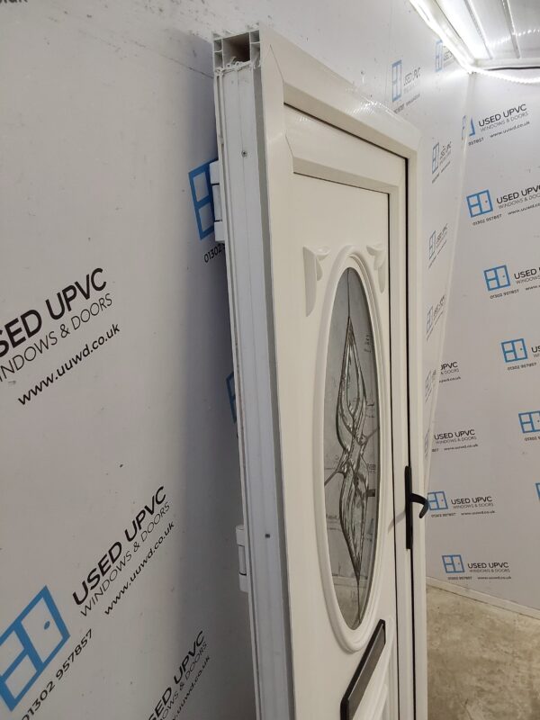 Used White Upvc Front Door 925mm x 2020mm 0120 - Image 7