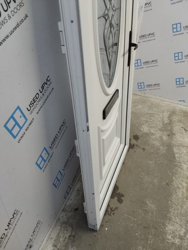 Used White Upvc Front Door 925mm x 2020mm 0120 - Image 8