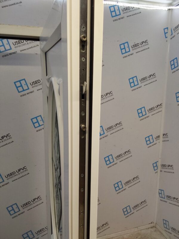 Used White Upvc Front Door 925mm x 2020mm 0120 - Image 4