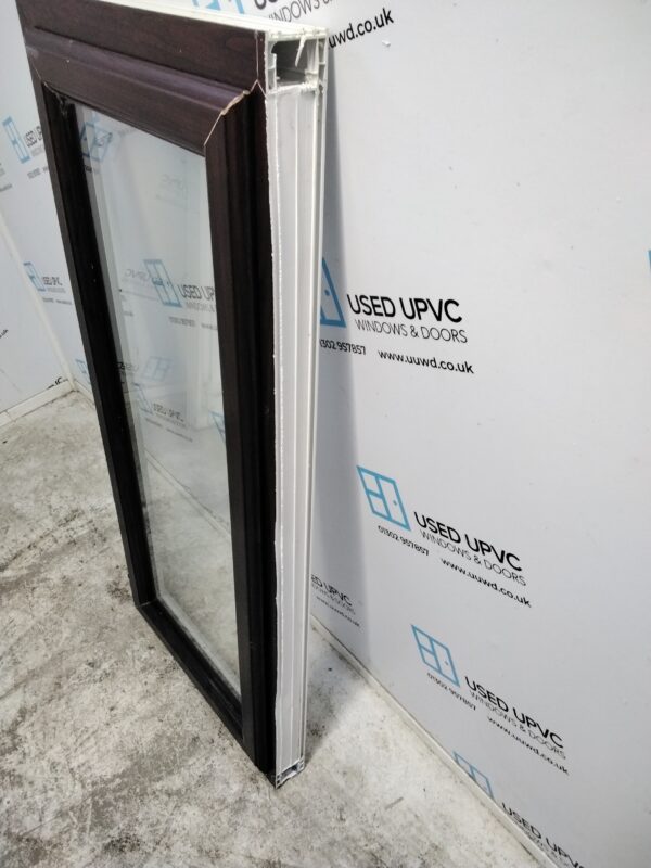 Used Rosewood Upvc Window 600mm x 1305mm C3008 - Image 4