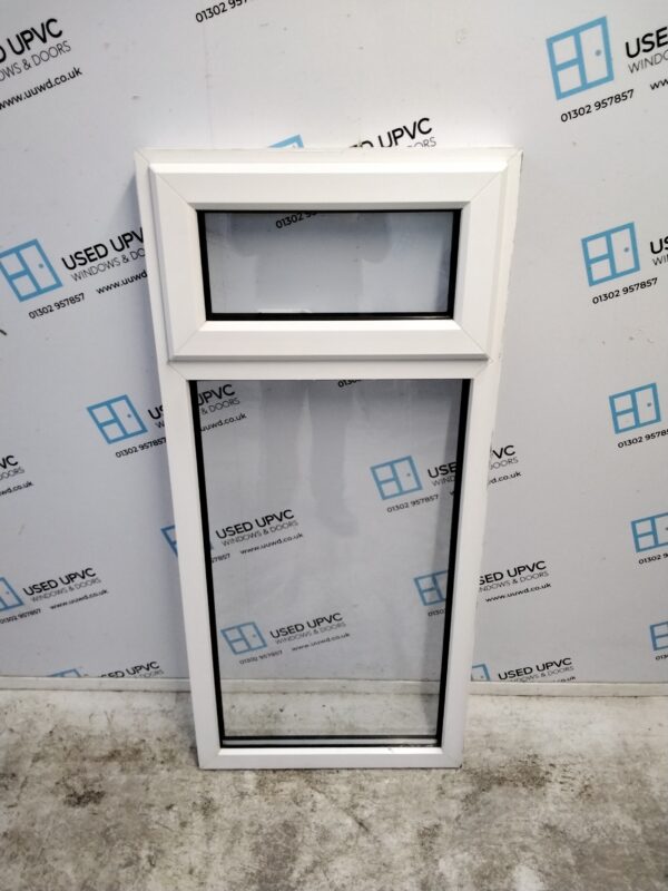Used White Upvc Window 615mm x 1340mm C3009