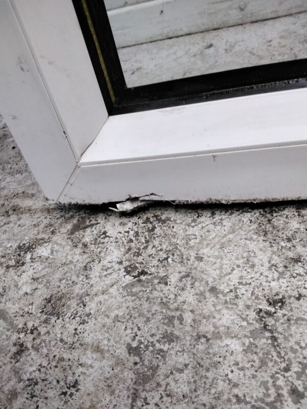 Used White Upvc Window 485mm x 1490mm C3010 - Image 5