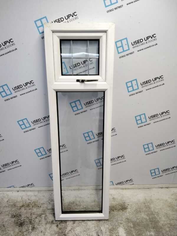 Used White Upvc Window 485mm x 1630mm C3012 - Image 2