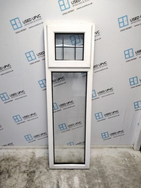 Used White Upvc Window 485mm x 1630mm C3012