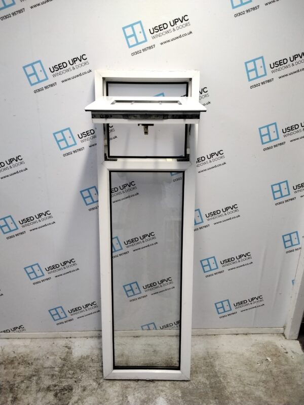 Used White Upvc Window 485mm x 1630mm C3012 - Image 3