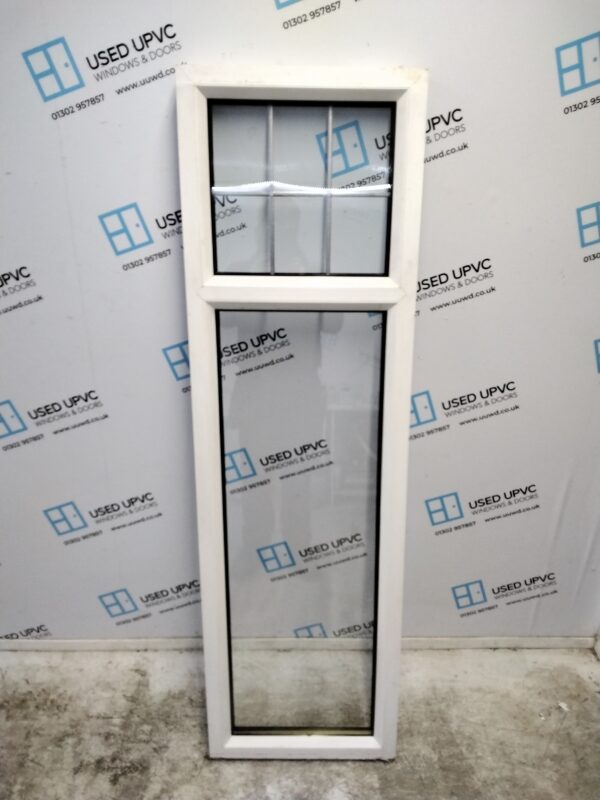 Used White Upvc Window 485mm x 1630mm C3013 - Image 2