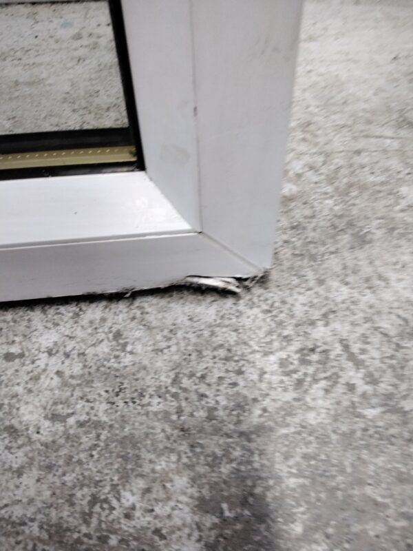 Used White Upvc Window 485mm x 1630mm C3013 - Image 3
