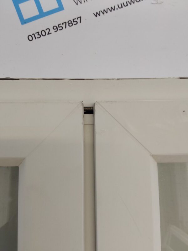 Used White Upvc French Doors 1245mm x 2120mm EA12 - Image 12