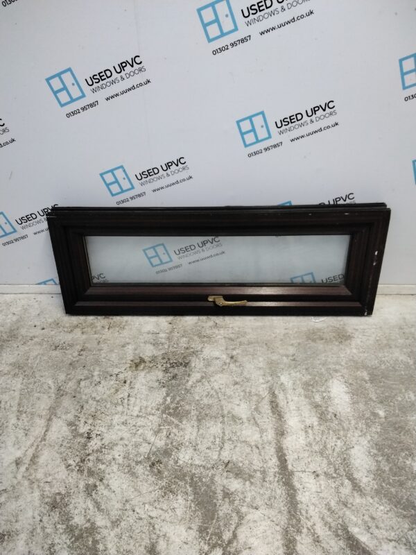 Used Woodgrain Upvc Window 1175mm x 415mm C3015 - Image 2