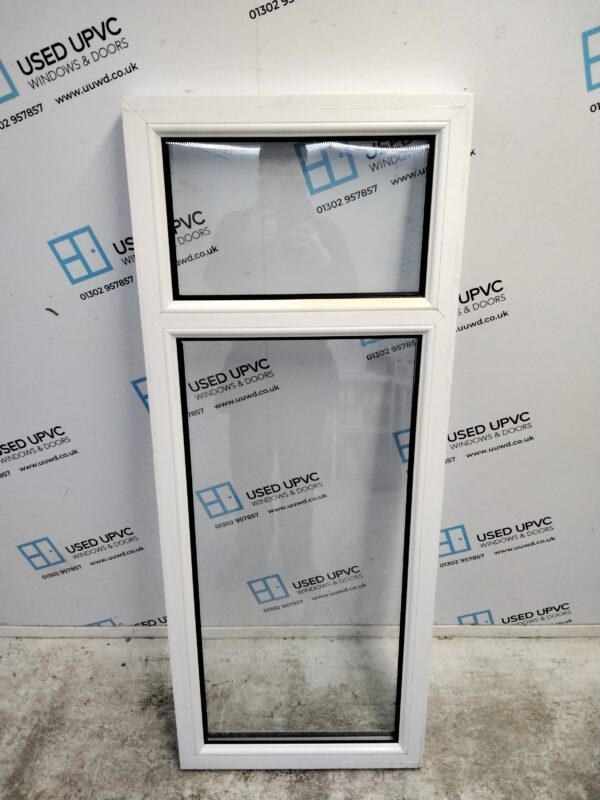 Used White Upvc Window 580mm x 1425mm C3018 - Image 2