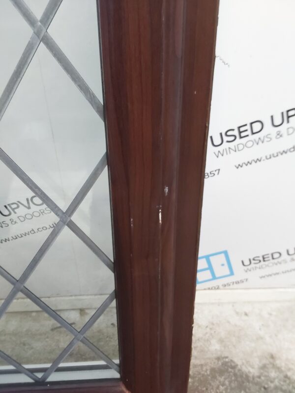 Used Rosewood Upvc Window 1190mm x 1045mm LW0135 - Image 4