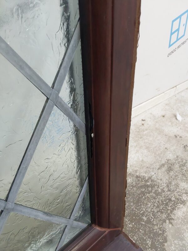 Used Rosewood Upvc Window 1200mm x 1045mm LW0076 - Image 7