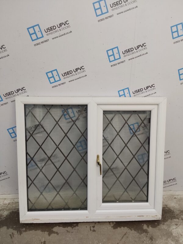 Used Rosewood Upvc Window 1200mm x 1045mm LW0076 - Image 3