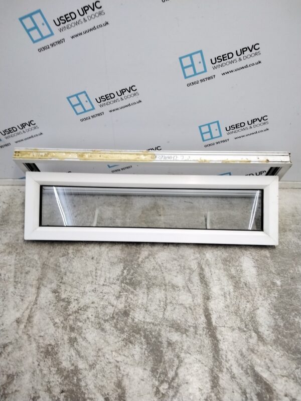 Used White Upvc Window 1200mm x 365mm C3028 - Image 3