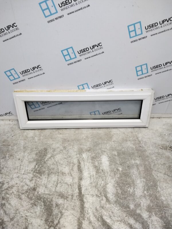Used White Upvc Window 1200mm x 365mm C3028