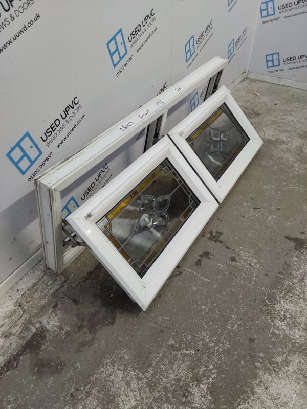 Used White Upvc Window 1190mm x 405mm C3032 - Image 3