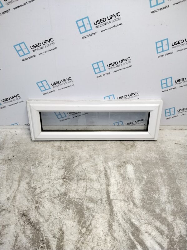 Used White Upvc Window 1195mm x 390mm C3040