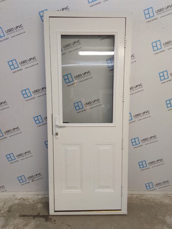 Brand New Dark Green Composite Back Door 865mm x 2140mm (Reduce To 855mm) ND03 - Image 2
