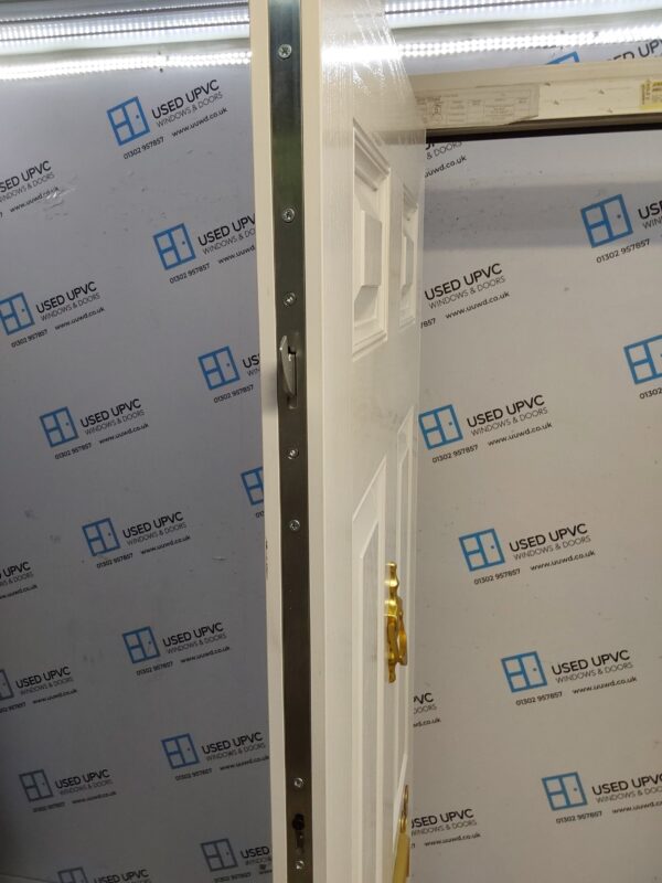 Brand New White Composite Front Door 910mm x 2145mm (Reduce To 2120mm) ND16 - Image 4