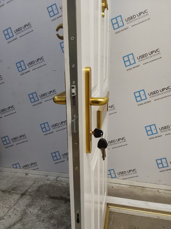Brand New White Composite Front Door 910mm x 2145mm (Reduce To 2120mm) ND16 - Image 5