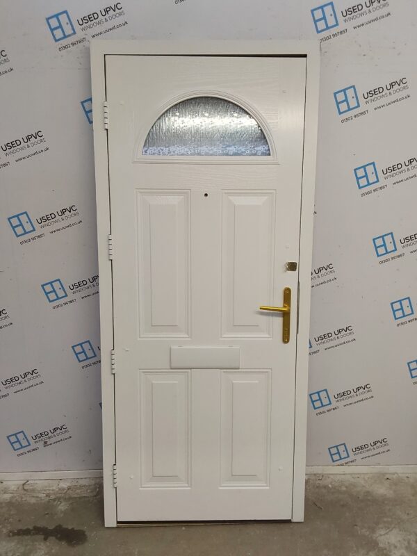 Brand New White Composite Front Door 900mm x 2060mm ND51 - Image 2