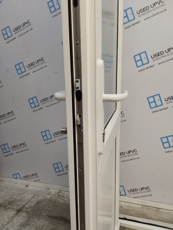 Brand New White Upvc Back Door 840mm x 2015mm ND71 - Image 5
