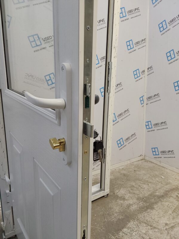 Brand New White Composite Back Door 880mm x 2070mm ND97 - Image 5